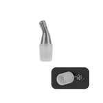 Glas-Winkeladapter mit Glassieb