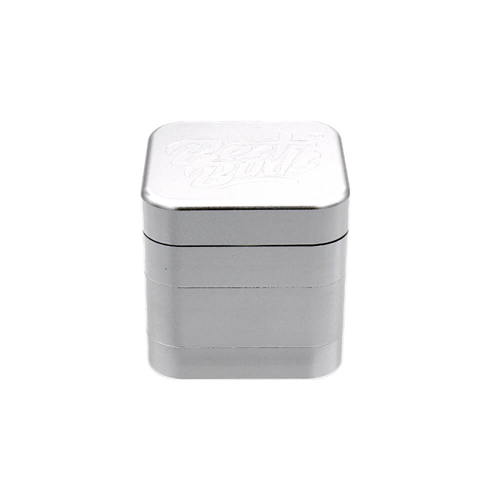 Best Buds The Cube Aluminium Grinder Silber