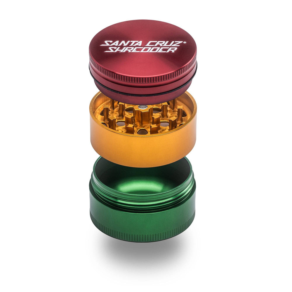 Santa Cruz Shredder 3-teiliger mittlerer Grinder Rasta