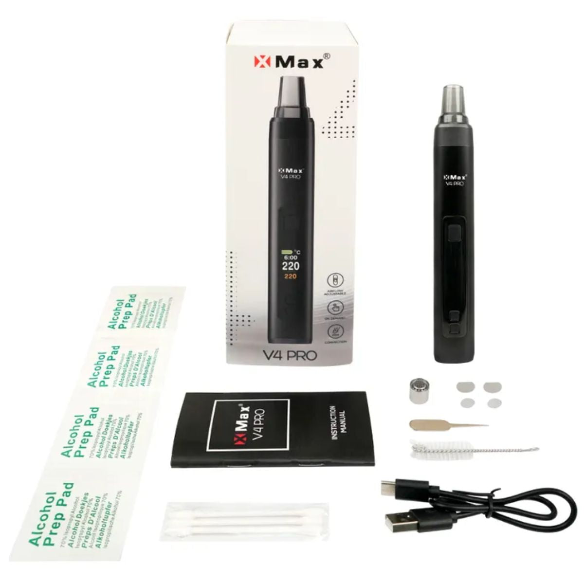 Xmax V4 Pro Vaporizer included