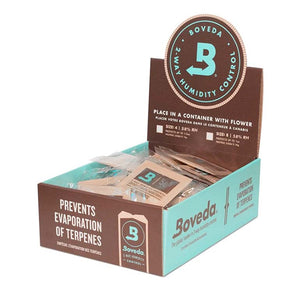 100 einzeln verpackte 4g Boveda 62% Packung