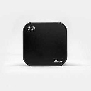 Krush Kube 3 Trockenkräuter-Mühle Schwarz Vorderseite