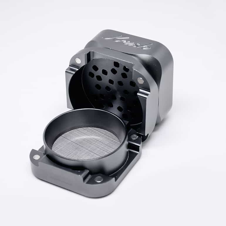 Krush Kube 3 Trockene Kräuter Grinder Grau 2