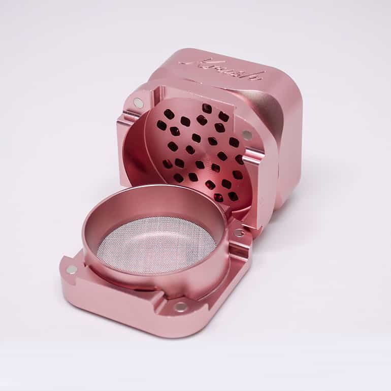 Krush Kube 3 Trockene Kräuter Grinder Pink 2