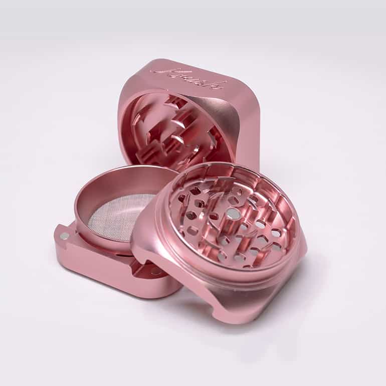 Krush Kube 3 Trockenkräuter-Mühle Pink 3