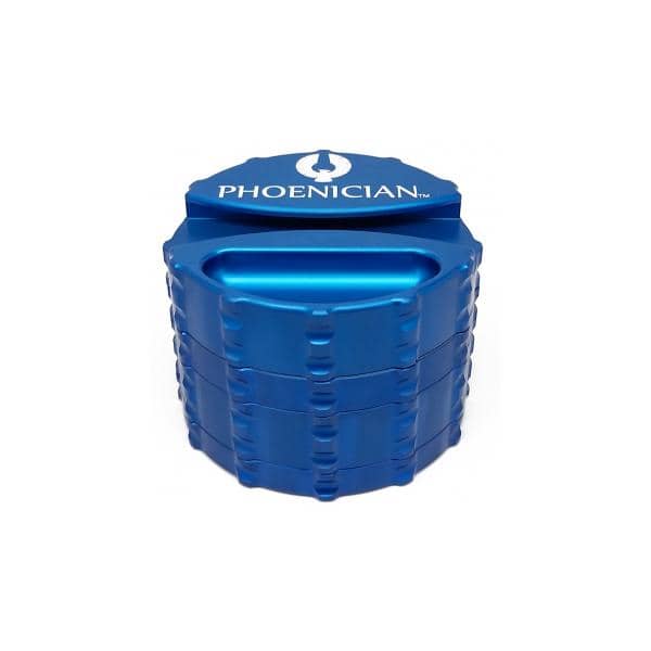 Phönizischer 4-teiliger Kräutermühle Blau