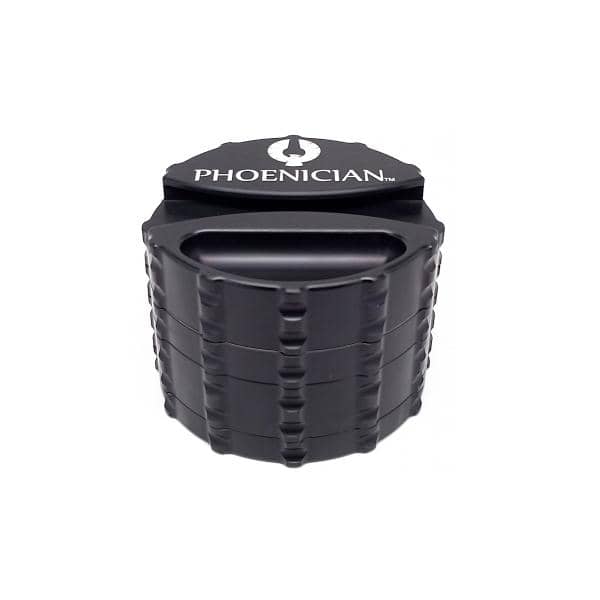 Phönizischer 4-teiliger Kräutermühle Schwarz