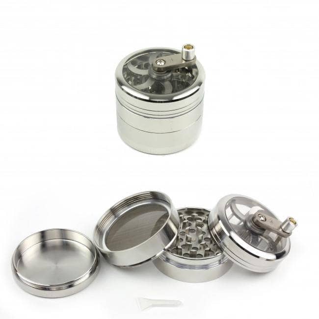 Aluminum Grinder with Crank 4 Piece Complete Ireland